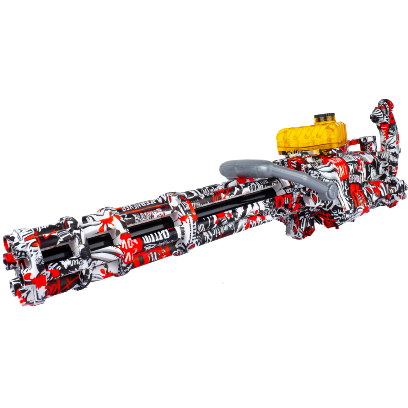 Gel Blasterz Gatling Minigun SpeedStrike Rød GameOn.no